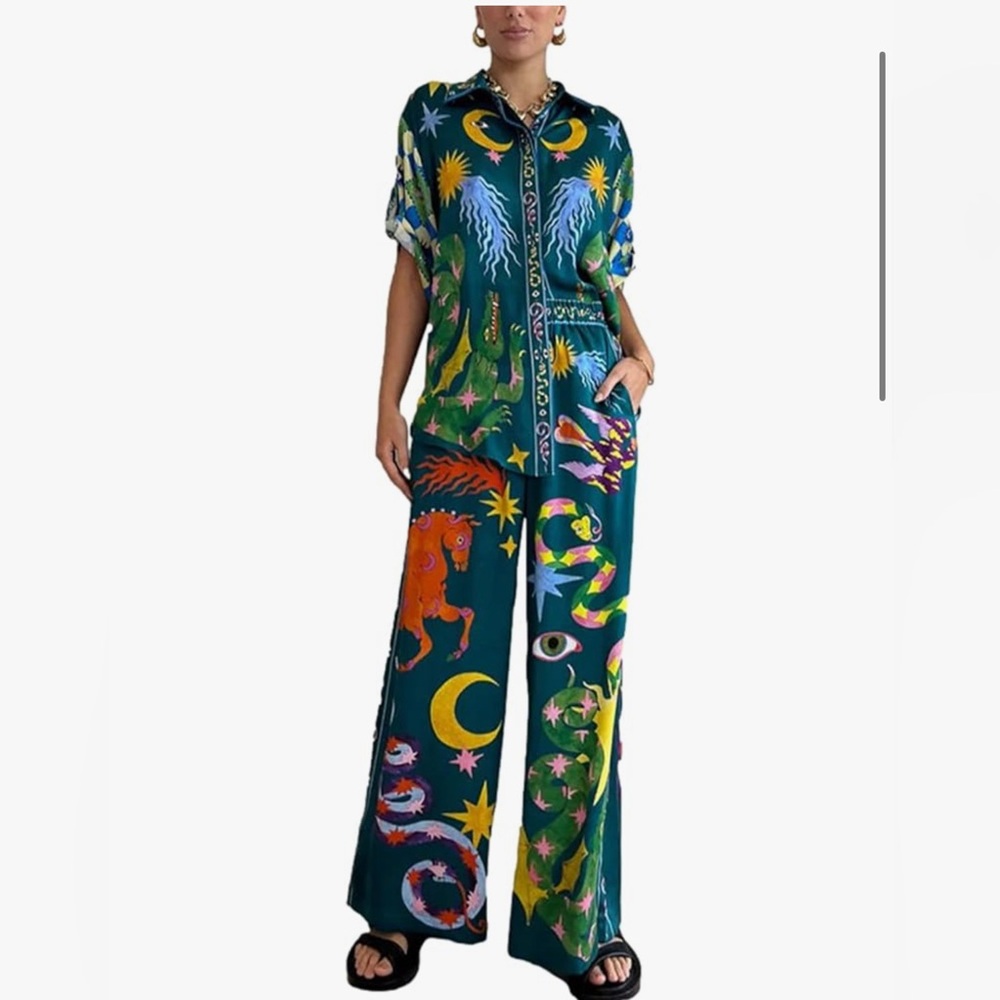 Colorful Graphic Women's set